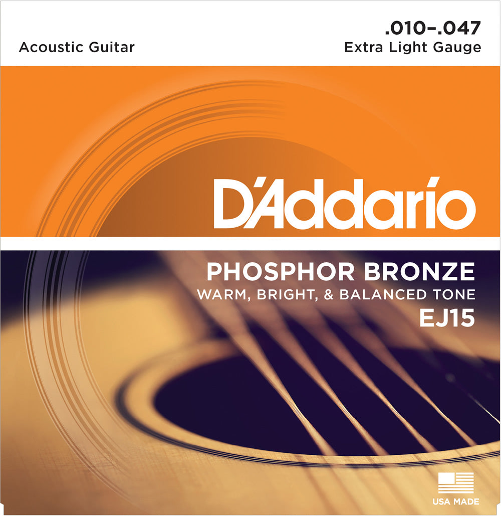 D'Addario アコースティックギター弦 PHOSPHORBRONZE (10-47)