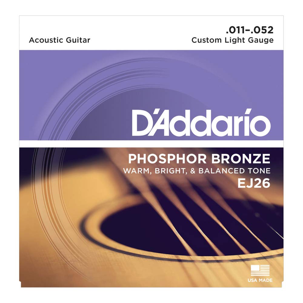 D'Addario アコースティックギター弦 PHOSPHORBRONZE (11-52)