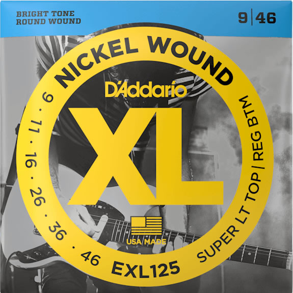 D'Addario エレキギター弦 nickel wound (09-46)