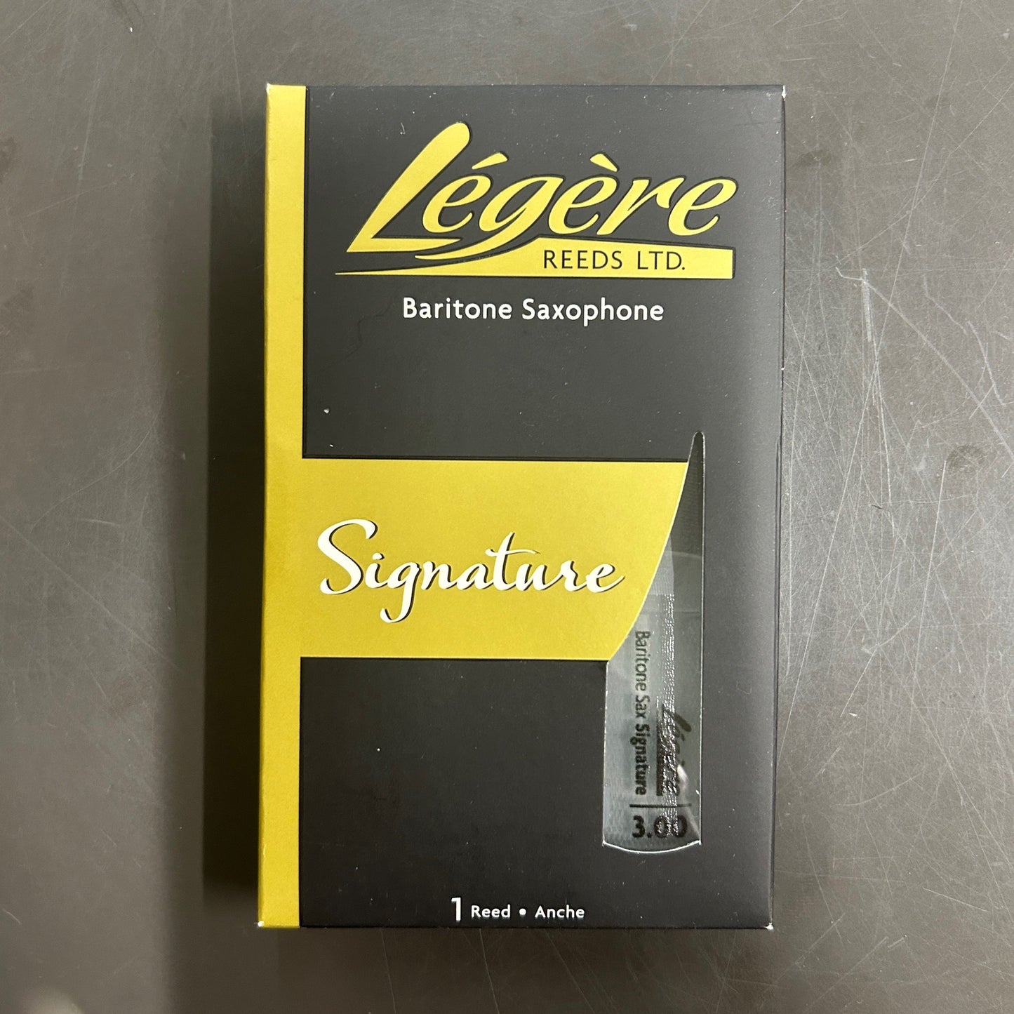【長期在庫品】Legere バリトンサックス用リード シグネチャー 3