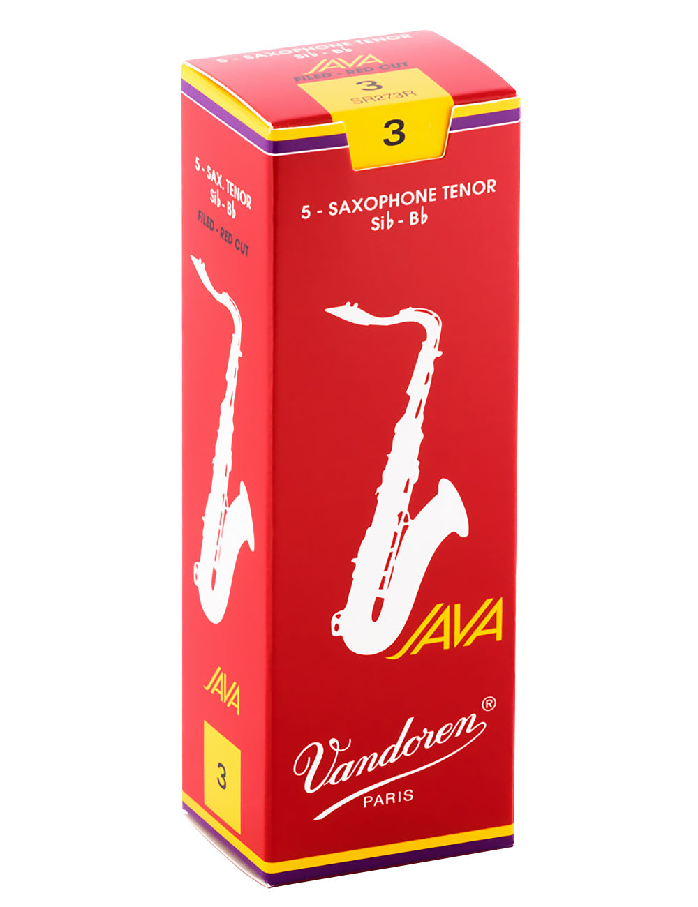 Vandoren テナーサックス用リード JAVA<ファイルド・レッド・カット>