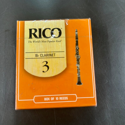 【旧パッケージ】RICO　B♭クラリネット用リード　3　RCA1030