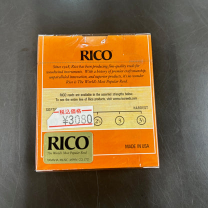 【旧パッケージ】RICO　B♭クラリネット用リード　3　RCA1030