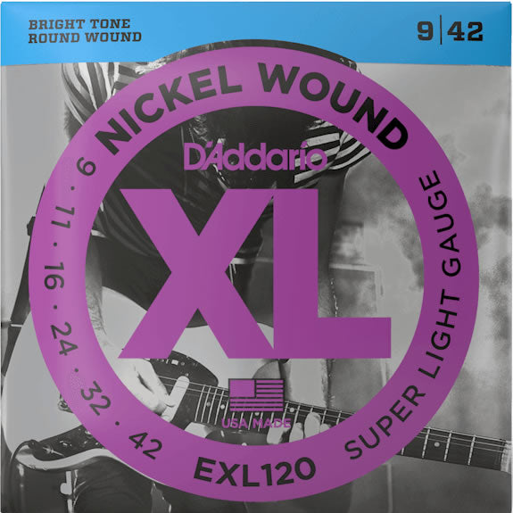 D'Addario エレキギター弦 nickel wound (09-42)