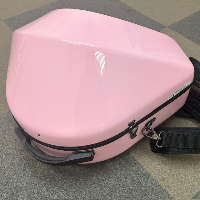 【中古】C.C.シャイニー　ベルカット フルダブルホルン用ケース CC2-HRB-PPK/G