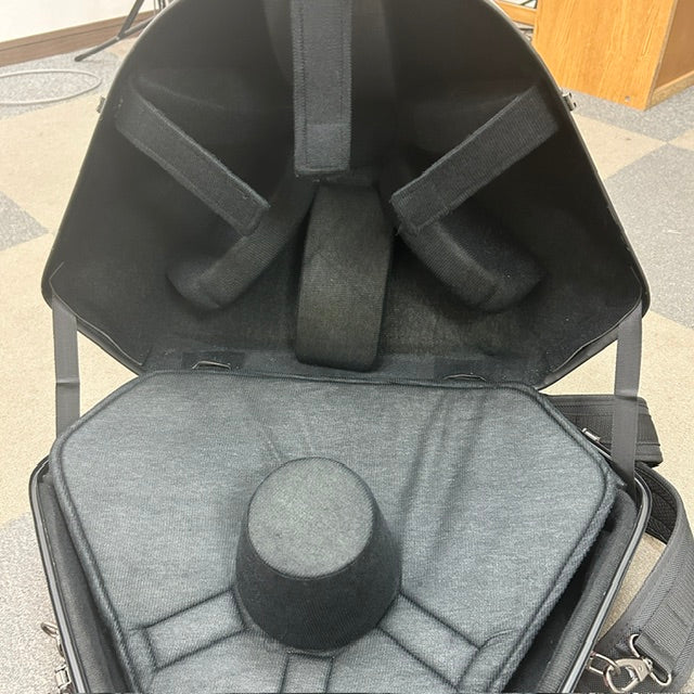 【中古】C.C.シャイニー　ベルカット フルダブルホルン用ケース CC2-HRB-PPK/G