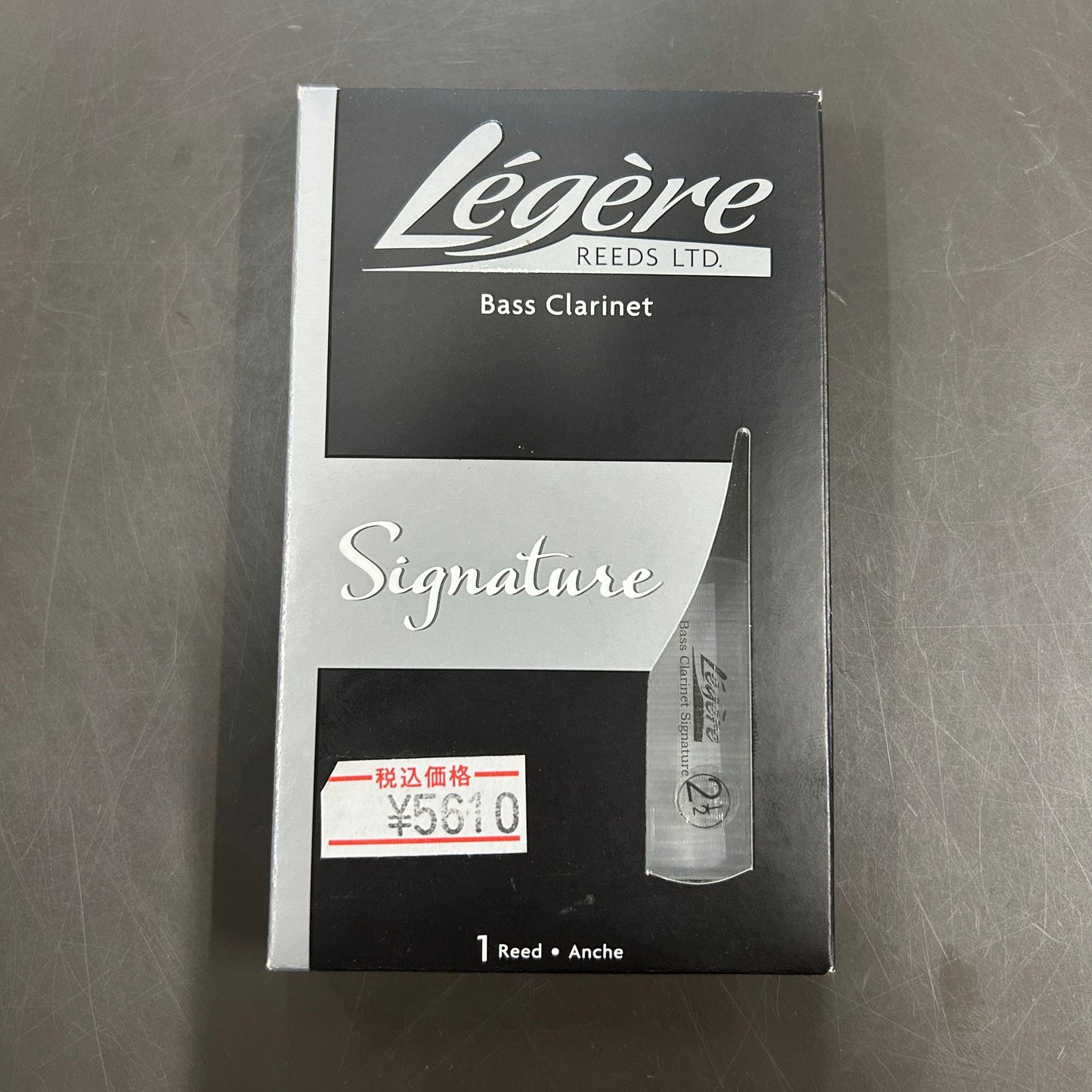 【長期在庫品】Legere　バスクラリネット用リード　シグネチャー　2.5