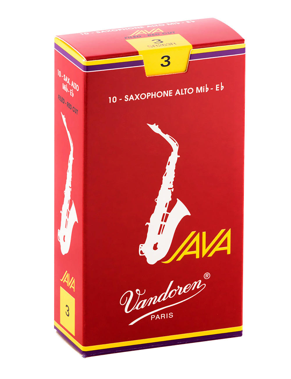 Vandoren　アルトサックス用リード　JAVA＜ファイルド・レッド・カット＞